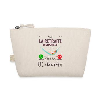 Retraité Femme Humour La Retraite M'appelle Cadeau - Trousse biologique - nature - Devant