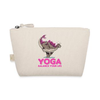 Yogi Yogini Gesundheits Meditation Outfits Girls - Bio-Täschchen - Natur - Vorne