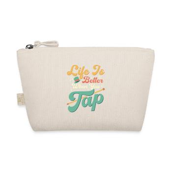 Life Is Better When You Tap Tap Dance Tap Dancer - Bio-Täschchen - Natur - Vorne