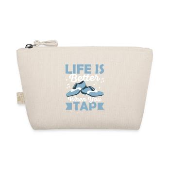 Life Is Better When You Tap Tap Dancer Tap Dance - Bio-Täschchen - Natur - Vorne