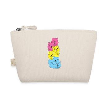 Pansexual Flag Pride LGBTQ Cute Quokka - Organic Pouch - nature - Front