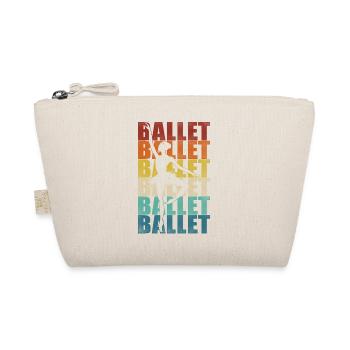 Ballet Dancer Dance Girl Ballerina - Organic Pouch - nature - Front