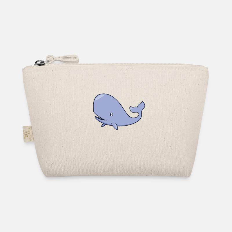 Kawaii Wal - Pottwal - Bio-Täschchen - Natur