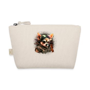 Chihuahua | Motard | Moto | Chien | Papa | Grand-père - Trousse biologique - nature - Devant