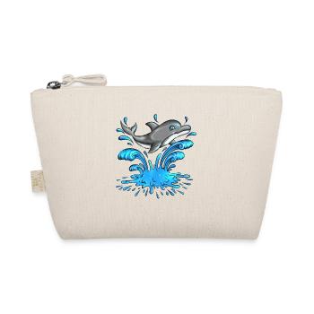 Dolphin Water Swimmers Marine Mammals Dolphins - Organic Pouch - nature - Front