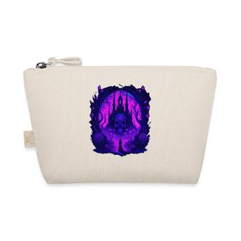 Neon Gothic Skull Architecture - Organic Pouch - nature - Front