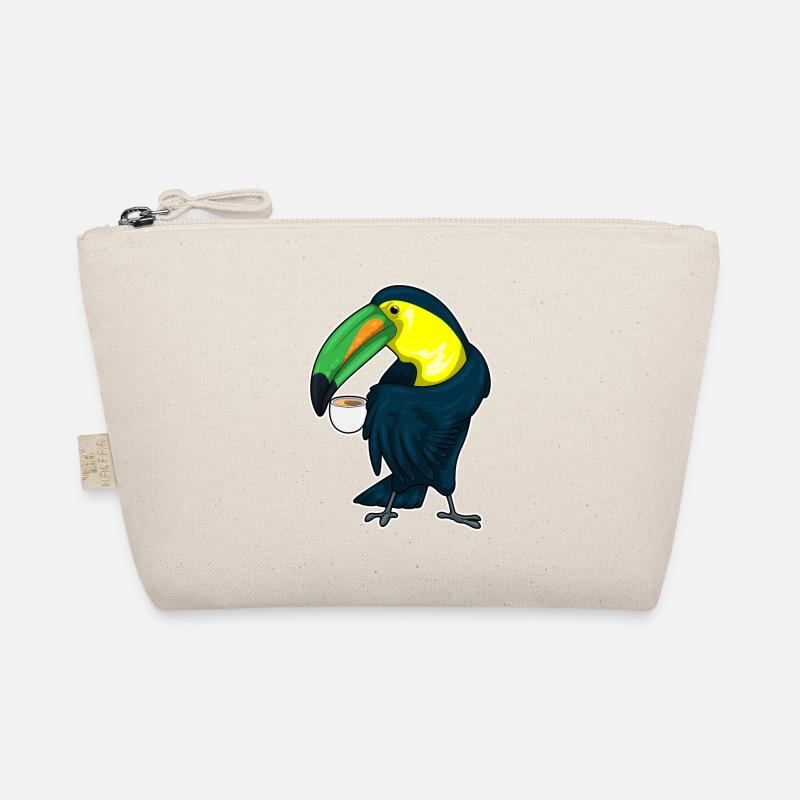 Toucan cup of coffee - Organic Pouch - nature