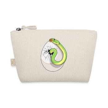 Snake Baby Pacifier - Organic Pouch - nature - Front