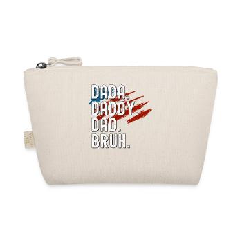 Hommes Dada Papa Papa Bruh Fête des pères Vintage Drôle - Trousse biologique - nature - Devant