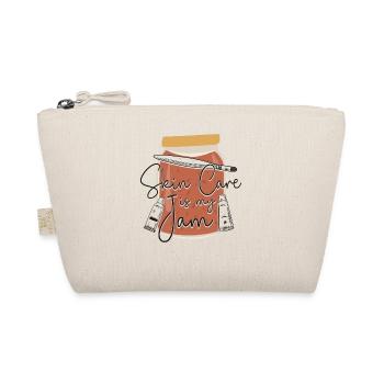 Cute Licensed Esthetician Skincare - Organic Pouch - nature - Front