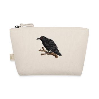 Corbeau à plumes noires Corneille chanteuse rusée - Trousse biologique - nature - Devant