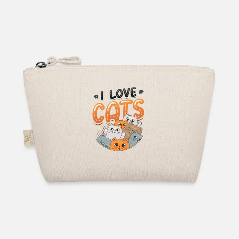 Ich Liebe Katzen Bio-Täschchen