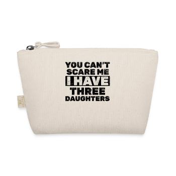 Father's Day - You Can't Scare Me I Have Three Dau - Bio-Täschchen - Natur - Vorne