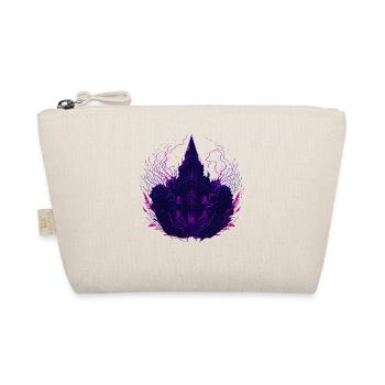 Mystical Purple Neon Nights - Organic Pouch - nature - Front
