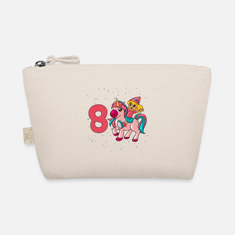 Avec licorne - Anniversaire de fille 8 ans Trousse biologique