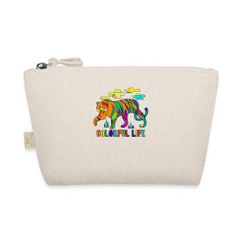 Colorful Life Wildcat Big Cat Siberian - Organic Pouch - nature - Front