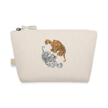 Tiger Yin Yang Big Cat King Tiger Siberian - Organic Pouch - nature - Front