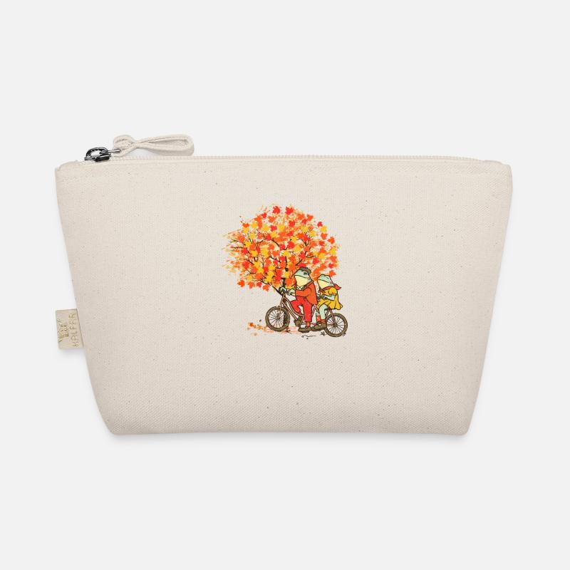 Mignonnes grenouilles à vélo Feuilles d’automne Trousse biologique