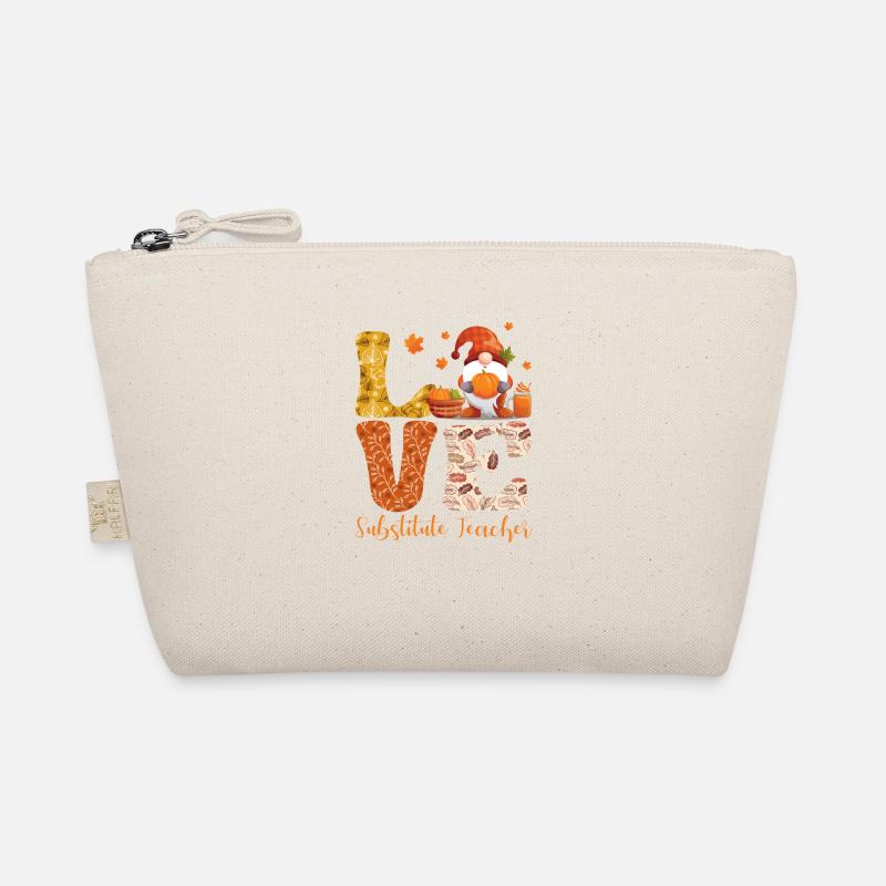 Vertretungslehrer Herbst Herbst Liebe Gnome Lover Bio-Täschchen