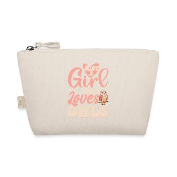 Just A Girl Who Loves Owls Nocturnal Bird Night Ow - Organic Pouch - nature - Front
