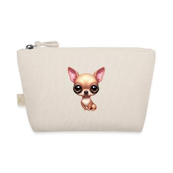 Playful Chihuahua - Organic Pouch - nature - Front