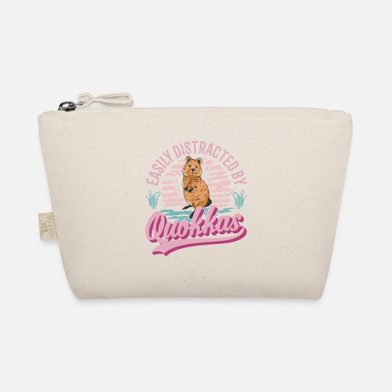 Easily distracted by Quokkas Short-tailed Kangaroo Organic Pouch