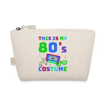 80er Jahre Retro KostümMottoparty Kostüm 90s Party - Bio-Täschchen - Natur - Vorne