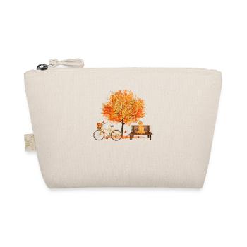 Lustiger Golden Retriever Hundeliebhaber Herbst - Bio-Täschchen - Natur - Vorne