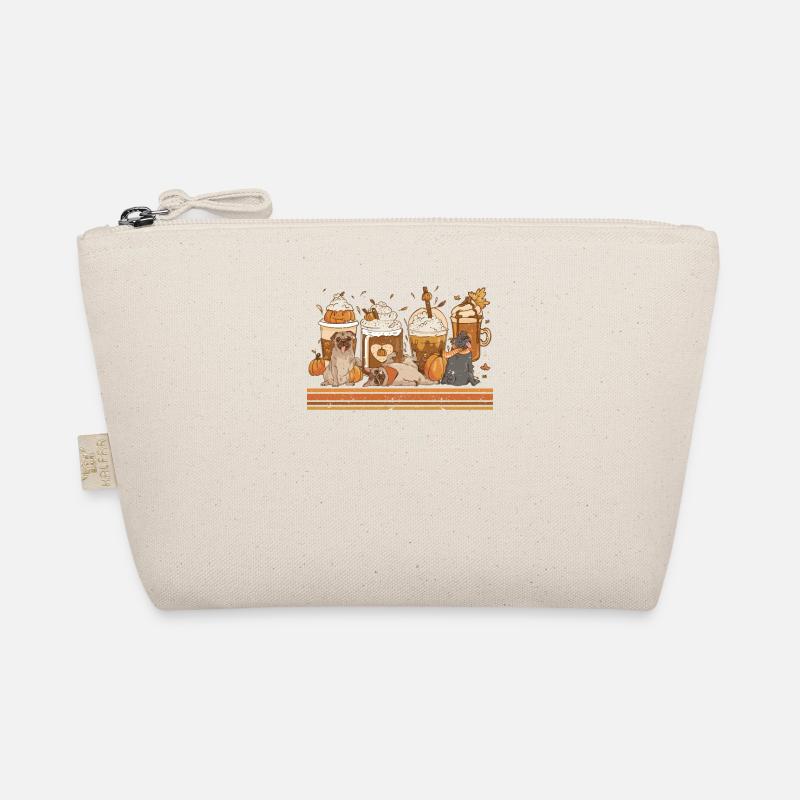 Autumn Coffee Mug Pug Lover Pumpkin Spice Organic Pouch