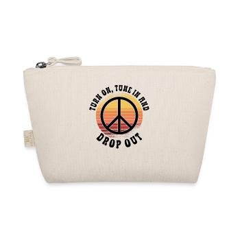 Hippie Peace Sign Peace Flowers Flower Child - Trousse biologique - nature - Devant