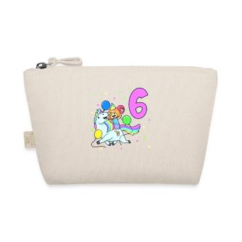 Avec licorne - Anniversaire de fille 6 ans - Trousse biologique - nature - Devant