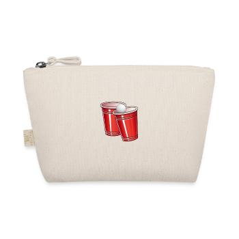 Beer Pong Becher - Bio-Täschchen - Natur - Vorne