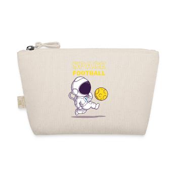 SPACE FOOTBALL. A gift for space fans - Organic Pouch - nature - Front