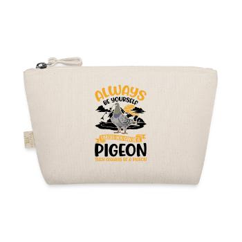 Pigeon Gift Pigeon Fancier Carrier Pigeon - Organic Pouch - nature - Front