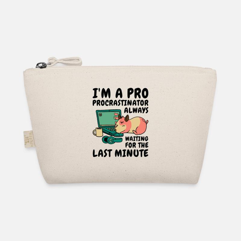 Procrastinating Hamster Procrastinator Time Pet Organic Pouch
