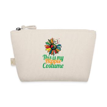 Hippie Peace Sign Peace Flowers Flower Child - Organic Pouch - nature - Front