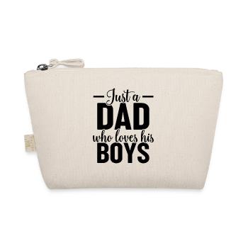 Juste un père qui aime ses garçons - Papa Fête des pères 2 - Trousse biologique - nature - Devant