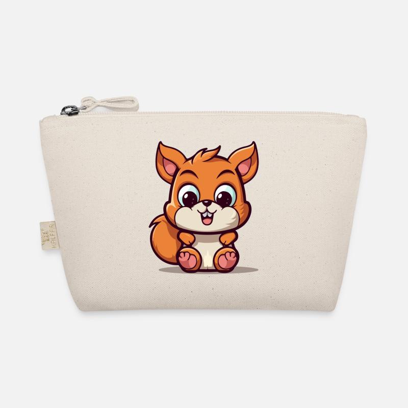 Raph the squirrel Organic Pouch