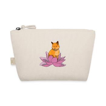 Fuchs Lotusblume - Bio-Täschchen - Natur - Vorne