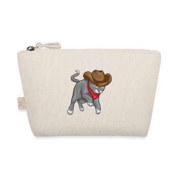 Chat Cowboy Cowboy Chapeau - Trousse biologique - nature - Devant