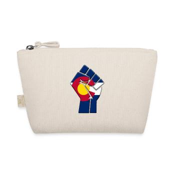 State Of Colorado Flag Pride Native Family Home - Organic Pouch - nature - Front