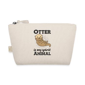 La loutre est mon animal spirituel - süßer Otter - Trousse biologique - nature - Devant
