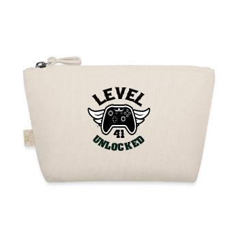 Level 41 Unlocked 41 Birthday - Organic Pouch - nature - Front