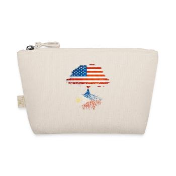 Made in America with Filipino roots - - Organic Pouch - nature - Front