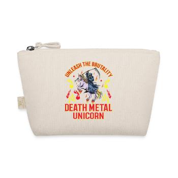 Goth Rock Satan Unicorn Festivals Death Metal - Organic Pouch - nature - Front