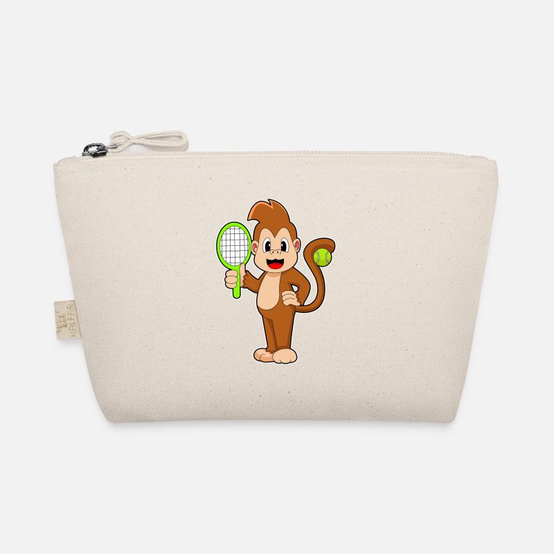Monkey Tennis Tennis Racket Organic Pouch