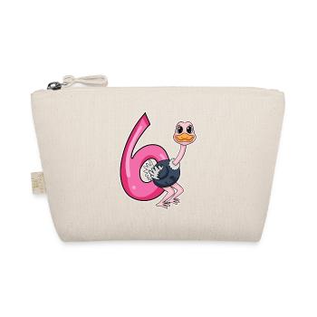 6th birthday motif bouquet - six years old - Organic Pouch - nature - Front