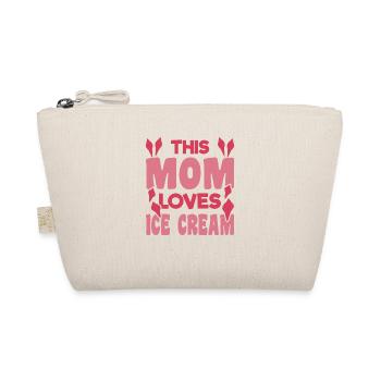 Maman crème glacée - Trousse biologique - nature - Devant