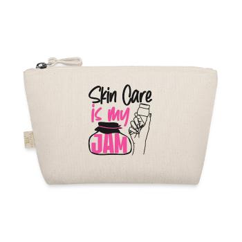 Cute Licensed Esthetician Skincare - Organic Pouch - nature - Front