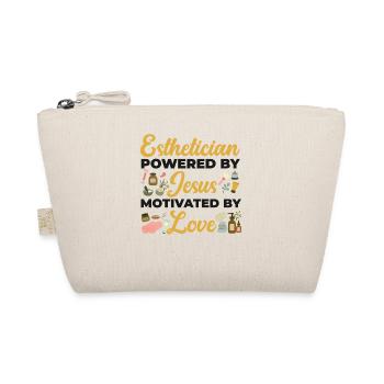 Cute Esthetician Skincare - Organic Pouch - nature - Front